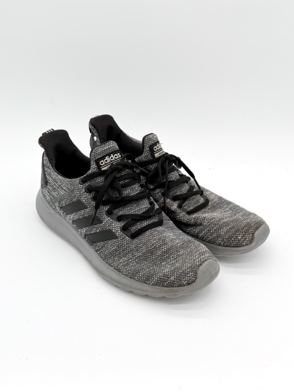 adidas Lite Racer BYD Mens Running Shoes Size 10.5 Gray Black Cloudfoam Sneakers